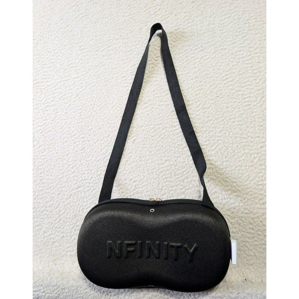 Nfinity Flyte Cheer Shoe Hard Case Size 10.5 Black Gold Carry Bag CASE ONLYb